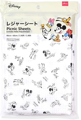 Kawaii Picnic Mat - Waterproof Foldable Outdoor Blanket, Large Picnic Blankets for Camping, Hiking, & Travel, Grass Lawn Park Accessories (Dis-ney Characters Picnic Mat 90x60 cm) in Saudi Arabia