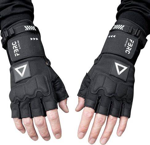 Fabric of the Universe Tactical Fingerless Logo Gloves (Black RD G-Type 021, X-Large) in Kuwait