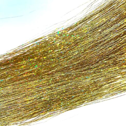 Hair Tinsel Heat Resistant 12 Colors 3000 Strands Fairy Hair Tinsel Kit Glitter Tinsel Hair Extensions 48 Inch Sparkle Hair Tinsel Kit For Girls (12color/3000strands-Pack) in Kuwait