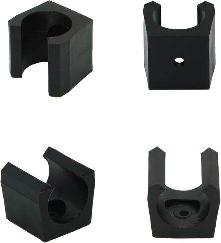 20pcs Black Fish Rod Holder Clip Plastic Pool Cue Clip Positioning Clip Pool Cue Clip with Screw Medium/Small in Saudi Arabia