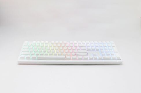 Ducky Zero 6108 Pure White Hotswap Bluetooth RGB Mechanical Keyboard - Cherry MX2A Brown in Saudi Arabia