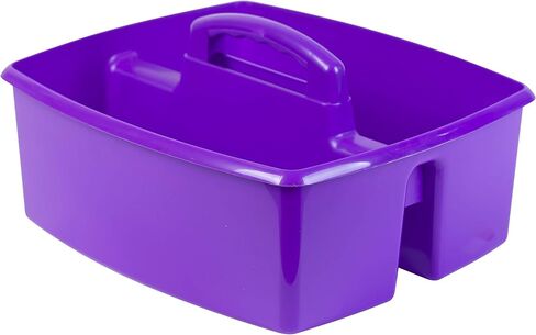 Storex 2-Compartment Large Caddy – Multipurpose Classroom Organizer with Handle, Black, 1-Pack (00973A06C) in Kuwait
