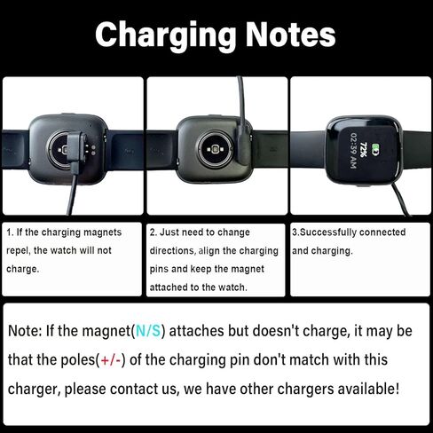 شاحن مغناطيسي 3.3 قدم لشاحن الساعات الذكية Gloryfit ، كابل شحن USB المغناطيسي للساعات الذكية مع تطبيق Gloryfit in Kuwait