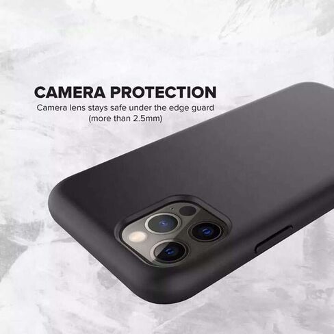 حالة حامي شاشة Oukitel C58 Pro + Glass Screen Film - Silicone الشفافة الناعمة المرنة مرنة الصدمات TPU غلاف الحماية لـ OUKITEL C58 PRO (أسود) in Kuwait