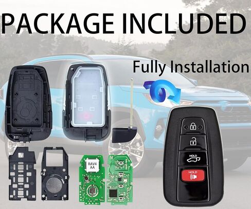 Smart Key for Toyota RAV4 2019-2021, Alliskeys Key Fob fit for HYQ14FBC 8990H-0R010 231451-0351 in Saudi Arabia