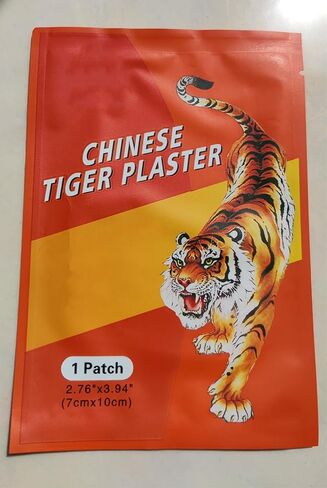 50pcs Tiger Patches, Tiger Plaster, Capsaicin Patches for Knee, Back, Neck, Muscle, Shoulders, Body Herbal Plaster in Kuwait