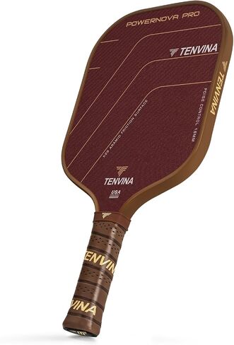 Pickleball Paddles, Multi-Layer Textured Carbon Fiber Pickleball Paddle, Pickle Ball Paddle with Comfort Artificial Leather Grip, Increased Power and Excellent Spin, USAPA Approved Pickleball Racket in Saudi Arabia