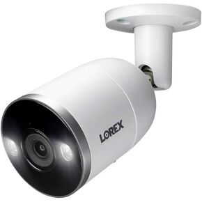 Lorex 4K Ultra HD Indoor/Outdoor Active Deterrence Add-On Metal IP Security Camera with Smart Motion Plus, 150ft Night Vision, Color Night Vision, Two-Way Talk Audio [REQUIRES RECORDER]
