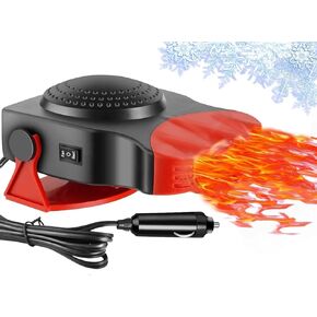 سخان السيارة ، سخان السيارات المحمولة 2025 جديدة 12V 150W قابس في سجائر ولاعة تسخين سريع التدفئة defogger demister مروحة تبريد الحرارة ، dief-394