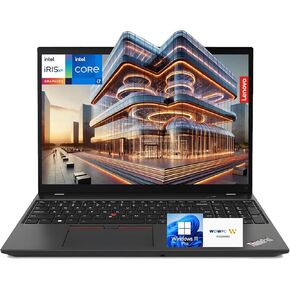 Lenovo ThinkPad T16 Business Laptop, Intel Core i7-1355U Processor, 16" FHD+ IPS Display, 32GB DDR5 RAM, 1TB PCIe SSD, Fingerprint Reader, Ethernet Port RJ-45, Windows 11 Pro, WOWPC Recovery USB