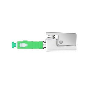 SC APC Square Fiber Optic Coupler Adapter - Single Mode Compatible, High Precision Bare Connector for Server Rack, Data Center & Network Equipment