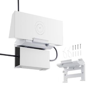 Starlink Cable Routing Kit for Gen 2 Gen 3 Starlink Cable Grommets Wall Pass Through Tool Kit + Starlink Gen 3 Router Mount, 2 in 1 Wall Mount for Starlink Standard Router and Power Supply