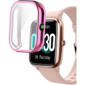 Watch Cases compatible with GRV FC1 1.83" Smart Watch, TPU Case with Screen Protector, Protecting Watch Body & Screen