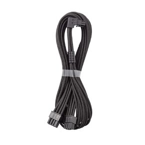 CableMod C-Series Pro ModFlex Sleeved 12V-2x6 12VHPWR 90° StealthSense PCIe Cable for Corsair Type 4 / Type 3 - Variant B (Black, 16-pin to Dual 8-pin, 60cm)
