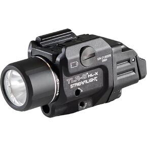Streamlight 69465 TLR-8 HL-X USB 1000-Lumen Weapon Mounted Rechargeable Tactical Flashlight with Integrated Red Aiming Laser, Includes Key Kit, Tool, and Rechargeable Battery, Black