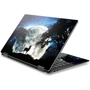 MightySkins Skin Compatible with DELL XPS 13 9365 2-in-1 (2017) - Moonlight Deer | Protective, Durable, and Unique Vinyl Decal wrap Cover | Easy to Apply, Remove, and Change Styles | Made in The USA