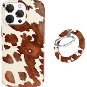 VELVET CAVIAR MagSafe Grip + iPhone 15 Pro Max Case (Bundle - Cocoa Cow)