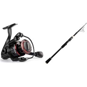 KastKing Blackhawk II Telescopic Fishing Rods & KastKing Brutus Spinning Reel