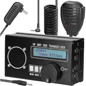 uSDR uSDX 8 Bands SDR All Mode High Frequency SSB QRP Transceiver with Power and SWR Indicator