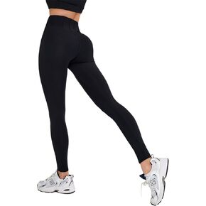 Bona Fide Premium Quality High Waisted Leggings for Women with Unique Design and Tummy Control - Womens Workout Leggings