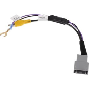 1 Pcs Reverse Camera Adapter Wire Harness Cable for Honda Civic 2013-2015 & Honda CRV 2013-2015, Gray Metal, Plastic, RCA Connector, 20.8cm/8.19"
