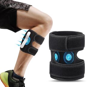 Sciatica Pain Relief Brace Device, Sciatic Nerve Brace with Adjustable Dual Pressure Pads Targeted Compression for Sciatica Ease, Lower Back Pain Relief, Men Women Calf Support
