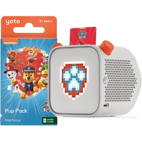 Yoto Player (3rd Gen.) + PAW Patrol Pup Pack Bundle – Kids Bluetooth Audio Speaker, All-in-1 Screen-Free Device Plays Stories Music Podcasts Radio White Noise Thermometer Nightlight Ok-to-Wake Clock