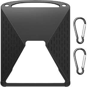 New Upgrade Silicone Protective Case for Starlink Mini Case, Anti-Bump Design for Starlink Mini with Hook to Hang on The Starlink Mini Backpack Grey