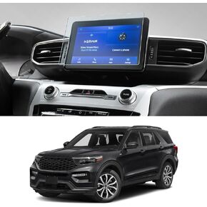 Screen Protector for Ford Explorer (XLT/ST-Line/Limited/Timberline) 2021 2022 2023 2024 2025 8-lnch SYNC® 3 Touch Screen Accessories with 9H Tempered Glass, Anti-Fingerprint, Full Cover