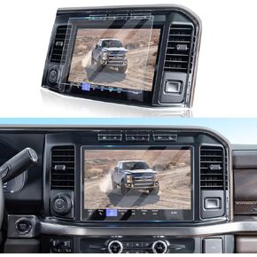 GFJNFG For 2023-2025 Ford F250 F350 F450 Screen Protector 12 Inch 2023 2024 2025 Ford F-250 F-350 F-450 Lariat/King Ranch/Platinum/Limited Super Duty HD Tempered Glass Accessories Anti Scratch