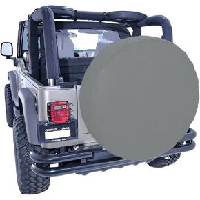 Rugged Ridge | Spare Tire Cover, 35-36 Inch, Black Diamond | 12804.35 | Fits 35-36 Inch Tires