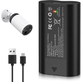 7000mAh Battery Pack Compatible with TP-Link Tapo Battery Rechargeable Wireless Tapo Camera Long-Lasting Replacement Battery for Tapo C400 C420 D230 (Tapo A100)