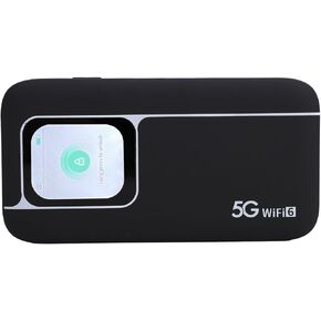 5G Network Mobile Hotspot, 3G 4G 5G Network 6 Mobile Hotspot Router with SIM Card Slot, Up to 16 Connected Devices, 5G Cellular Network Mobile Router for Travel, 7100mAh