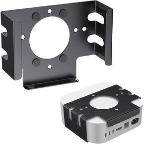 Metal Mount for Mac Mini M4 2024, Under Desk or Behind Monitor