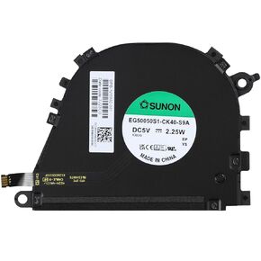 Replacement New CPU Cooling Fan for HP Envy X360 13-BF 13-BF0013DX 13.3 Inch 2-in-1 TPN-C161 N15692-001 EG50050S1-CK40-S9A ND75C44-21J01 DC5V 0.5A