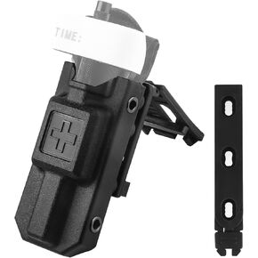 Locking Clip Tourniquet Holder, Belt Clip Pouch for Universal Molle System, Belt Mount Lock Clip Pouch Compatible with G-E-N 7 and Older Models