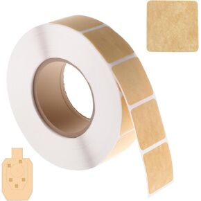 1000 PCS/ 1 Rolls Target Pasters, Self-Adhesive Cardboard Targets for Shooting Kraft Paper Target Stickers Shooting Target Stickers for Uspsa, Ipsc, Idpa Shooting Practice and Indoor/Outdoor Range Use