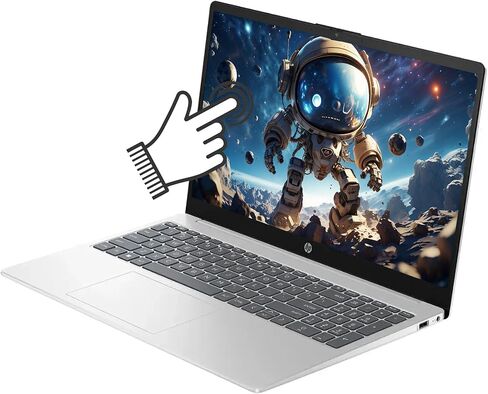 HP 15.6" Touchscreen Laptop 15 INCH HD Student Laptops, 12th Gen Intel i3 Processor (>i5-1035G1), 16GB RAM,1TB NVMe SSD, HDMI, WiFi, Type-C, Fast Charge, Windows 11, w/BWE Accessories in Saudi Arabia