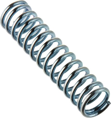 Prime-Line SP 9714 Compression Spring, Spring Steel Construction, Nickel-Plated Finish, 0.011 GA x 5/32 In. x 1 In. (6 Pack) in Saudi Arabia