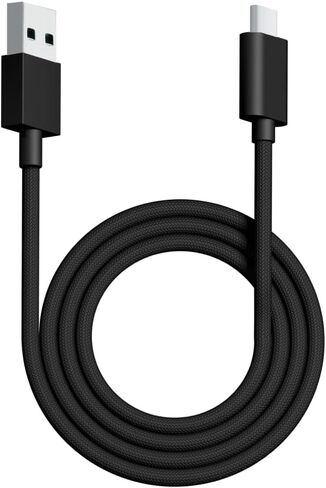 PWNAGE Ultra Custom Paracord Ultra Flexible USB C Cable for Gaming Keyboard, Mouse, Charging, Double-Sleeved Mechanical Keyboard Cable, 1.8M USB-A to USB-C, Red Color in Kuwait