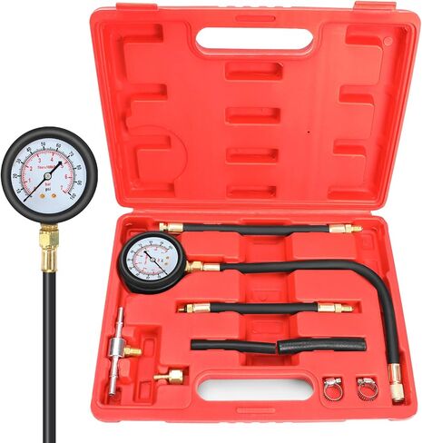 BETOOLL 0-140PSI حاقن الوقود مضخة حقن اختبار الضغط مجموعة قياس أدوات السيارات (ماجستير) in Kuwait