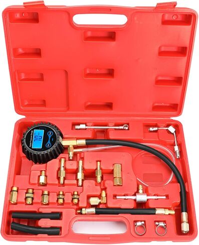 BETOOLL 0-140PSI حاقن الوقود مضخة حقن اختبار الضغط مجموعة قياس أدوات السيارات (ماجستير) in Kuwait