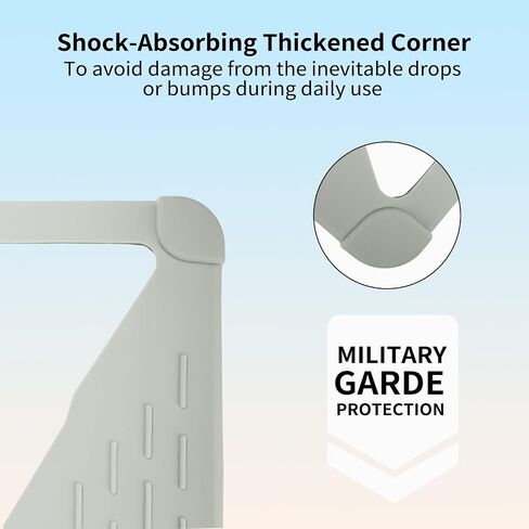 New Upgrade Silicone Protective Case for Starlink Mini Case, Anti-Bump Design for Starlink Mini with Hook to Hang on The Starlink Mini Backpack Grey in Saudi Arabia