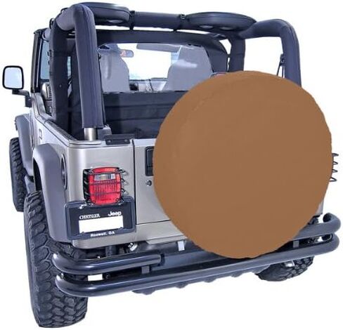 Rugged Ridge | Spare Tire Cover, 35-36 Inch, Black Diamond | 12804.35 | Fits 35-36 Inch Tires in Saudi Arabia