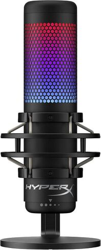 EVGA XR1 Pro Capture Card, 1440p/4K HDR Capture/Pass Through & HyperX QuadCast S – RGB USB Condenser Microphone for PC, PS4, PS5 and Mac, Anti-Vibration Shock Mount, 4 Polar Patterns in Saudi Arabia
