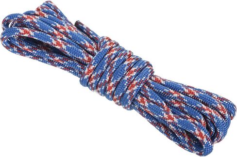 550 Paracord Rope 10ft, 4mm Thin Paracord Nylon Cord 7-Strand Core [for Tent Camping Outdoor Gear] - Black Brown in Saudi Arabia