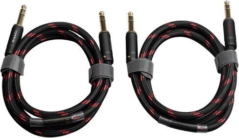 Topping TCT1 HiFi Audio Cable TRS to TRS Large Three-core 6.35mm Male to Male Balance Cable (25CM) in Kuwait