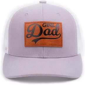 Girl Dad Hat, Adjustable Baseball Cap for Men, Perfect Girl Dad Gifts for Father’s Day, Stylish and Comfortable Dad Cap Grey