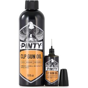 PINTY CLP Gun Oil Combo Kit, Gun Cleaner Lubricant Protectant, 3 in 1 Gun Cleaning Kit with 8 fl oz Fine Mist Sprayer & 1 fl oz Needle Oiler, One Step Gun Cleaning Solvent for Pistol Rifle Shotgun