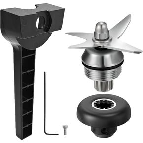 Replacement Blade Parts for Vitamix Blender Parts of 5200/5500/5000 & Classic Series | Fits 64/48/32oz Containers | Stainless Steel Kit w/Wrench & Drive Socket | 2-Yr Warranty